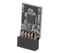 ZASCHMOY Module de sécurité de Chiffrement TPM 2.0 avec Module de Carte Distante, 12-1 Broches 2 X 6p SPI pour la compatibilité de la Carte Mère et Une Protection Améliorée de Données