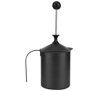 ZASCHMOY Mousseur à Lait Manuel en Acier Inoxydable de Style Japonais, Mousseur à café Double Couche, 400 cc. Convient au Lait, au de Soja et à d'autres Produits Non laitiers. Opération Simple,