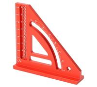 ZASCHMOY Outil carré de Menuisier pour le Travail du Bois Précis - Petit Mini carré de Charpentier Précis avec Bord de 45 °, Règle Triangulaire en Aluminium, Conception Portable et Robuste