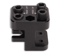 ZASCHMOY Outil de Presse à Maillons Maître pour Moto et VTT - Billette Durable en Aluminium anodisé Noir pour Chaînes 520 525 530 - Outil d'entretien Facile de la Chaîne