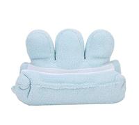 ZASCHMOY Outil de Séparation des Doigts Anti-Lit de Lit aîné Patient Doigt le Coton de Soins Jaune Bleu Rose Respirant Confortable Lavable pour un Accident Vasculaire Cérébral Hémiplégie (BLUE)