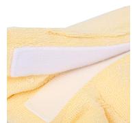 ZASCHMOY Outil de Séparation des Doigts Anti-Lit de Lit aîné Patient Doigt le Coton de Soins Jaune Bleu Rose Respirant Confortable Lavable pour un Accident Vasculaire Cérébral Hémiplégie (YELLOW)