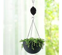 ZASCHMOY Panier à Crochet Suspendu Rétractable Princer à Traction avec Poulie Réglable pour Plantes en Pot - Crochets Télescopiques de Plant de Jardin à Usage Lourd pour Le Balcon ou Usage