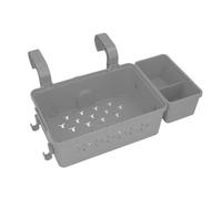 ZASCHMOY Panier de Rangement au Bord de la Piscine avec Plastique PP épaissi pour Les Piscines Supérieures au Sol Supérieur de 2,3 Pouces - Panier Suspendu Gris foncé Contient des Boissons, des