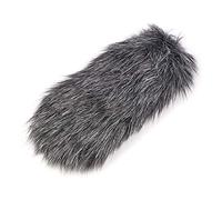 ZASCHMOY Pare-brise Universel pour Microphone d'extérieur Poussiéreux avec Housse en Fourrure Artificielle pour GO - Manchon de Pare-brise Flexible pour des Enregistrements Clairs