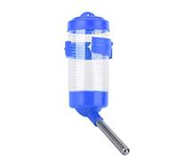 ZASCHMOY Pas de Bouteille d'alimentation en Eau Petite Goutte à Goutte avec Un Support à Vis pour Hamster, Hérisson et Chinchilla - Rouge, Portable et Facile à Installer (Blue)