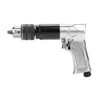 ZASCHMOY Perceuse Pneumatique de Type Pistolet KP-554 1/2, Outil CW/CCW 700 Tr/min, Perceuse à Air pour Meubles, Quincaillerie et Machines, Accessoires Inclus