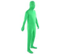 ZASCHMOY Photographie Body Chromakey Vert, Costume Extensible Unisexe pour Effet Homme Disparu, Idéal pour Tourner des Vidéos et des Effets Spéciaux, Matériau en Fibre de Lait (160 cm) (160 (160 cm)