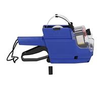 ZASCHMOY Pistolet D'¨¦tiquette de Prix avec Kit D'¨¦tiquettes, Pistolet de Prix de Ligne, Outil de Fixation de Marqueur D'¨¦tiqueteuse ¨¤ 10 Chiffres et 2 Lignes, 1 Rouleau d'encre, D¨¦marreur