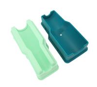 ZASCHMOY Plateau de Glaçon de Cylindre à Libération Facile avec Couvercle - Bac de Glace en Silicone de Grande capacité Professionnelle pour Boissons - Green 2PCS (GREEN)
