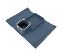 ZASCHMOY Plateau Porte-gobelet de canapé - Porte-gobelet Ergonomique Multifonction en Silicone pour Accoudoir de canapé avec Base Antidérapante pour la Maison et Le Bureau (Blue)