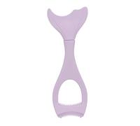 ZASCHMOY Pochoir à Ailes en Silicone, Déflecteur de Mascara à Brosse en Queue de Poisson Amovible, Flexible et Réutilisable, Lavable à Haute Température (PURPLE)