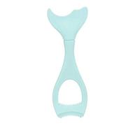 ZASCHMOY Pochoir à Ailes en Silicone, Déflecteur de Mascara à Brosse en Queue de Poisson Amovible, Flexible et Réutilisable, Lavable à Haute Température (GREEN)
