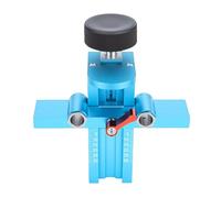 ZASCHMOY Positionneur D'installation de Porte D'armoire, Gabarit de Montage Réglable en Alliage D'aluminium de 0 à 30 Mm avec Dispositif de Rebond pour Portes D'armoires avec ou sans