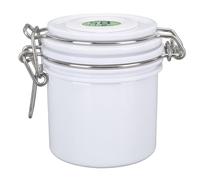 ZASCHMOY Pot de Stockage de Colle à Cils, Récipient de Colle D'extension de Cils de 250 Ml avec Anneau en Silicone scellé et Serrure en Acier Inoxydable (WHITE)