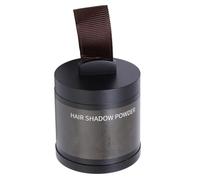 ZASCHMOY Poudre D'ombre à Cheveux Longue Durée 10g, avec Miroir et Houppette, pour les Types de Cheveux (Marron foncé)