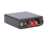 ZASCHMOY Préamplificateur de Plateau Tournant Mini Mm MC Phono Stage Amp avec Stéréo AV et Sortie Casque 3,5 Mm, Contrôle de la tonalité et Entrée USB 5V - Conception d'aluminium Compact pour