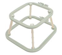 ZASCHMOY Présentation de Stitch de Broderie à Double Couche pour Ordinateur de Bureau - Outil de Support d'aiguille ABS intégré Réglable, Compact et Fiable, Khaki (Vert nordique)