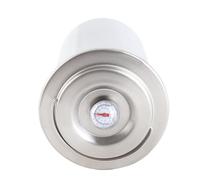 ZASCHMOY Presse de Viande de Fabricant de Jambon en Acier Inoxydable avec Thermomètre pour Viande de Charcuterie Maison, Outil de Moule à Bacon de Cuisine Multifonctionnel, Cuisson Compacte et
