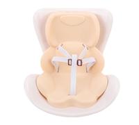 ZASCHMOY Protecteur de Siège de Voiture de Poupée, Siège D'auto en Peluche de 17 Cm pour Poupées de 4 à 6,7 Pouces avec 2 Accessoires, Ornement de Bureau, Fournitures D'affichage de (Beige)