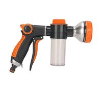 ZASCHMOY Pulvérisateur de Mousse d'arrosage de Jardin, Machine de Pulvérisation d'eau Multifonctionnelle à Haute Pression avec 8 Modes pour Pelouse et Usage Agricole (Déclencheur avant)