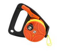 ZASCHMOY Reel de Plongée sous-Marine Portable avec Bouchon de Pouce pour la Plongée en Apnée Sports Nautiques sous-Marins | Reel de Pêche de avec Fil de Nylon Jaune 46 M et Contrôleur de Bobine