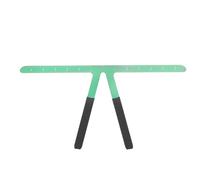 ZASCHMOY Règle à Sourcils, Outil de Mise en Forme des Sourcils Réutilisable avec Queue Pliable pour un Positionnement Précis, des Symétriques Parfaits et un Maquillage (GREEN)