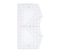 ZASCHMOY Règle d'alignement avec Col en V et Col Rond pour un Centrage Parfait - Idéal pour les Projets de Presse à Chaud, de Sublimation et de couture.