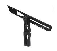 ZASCHMOY Règle de Traçage Réglable à 90 °/45 ° - Règle de Mesure à Queue d'aronde Coulissante en ABS pour le Travail du Bois, Double échelle 8:1 et 6:1, Légère et Durable, Outil Idéal pour