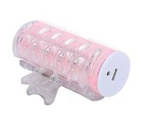 ZASCHMOY Rouleau à Cheveux Portable USB, Mini Bigoudi électrique pour Coiffer les Franges avec une Forte Adhérence, Diverses Méthodes de Chargement, Léger et Compact (PINK)