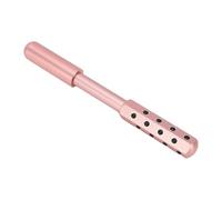 ZASCHMOY Rouleau Facial en Pierre de Germanium Rotatif à 6 Côtés, 24 Pierres, Massage beauté pour le Visage, Cou, Menton, les Soins la Peau, Sculpteur Alliage D'aluminium (or rose)