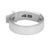 ZASCHMOY Ruban à Mesurer Auto-adhésif - Règle de Mesure Adhésive Découpable de 1,2 M pour établi de Travail et Table de Scie - Acier au Carbone Durable avec Marquages clairs - Outil de Mesure