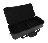 ZASCHMOY Sac de Transport pour Pédale d'effets étanche Cationique avec Rembourrage de 10 Mm - Sac de Rangement pour Pédales Multi-effets pour Guitaristes - Options de Transport Polyvalentes (L)