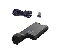 ZASCHMOY Scanner de Codes-Barres Portable sans Fil BT 5.0, Lecteur de Codes-Barres avec Batterie 1500 MAh, Conception Fine de 15,5 Mm pour PC, Téléphone Portable, Tablette iOS (Code à 1D)