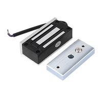 ZASCHMOY Serrure de Porte Magnétique électrique, Force de Verrouillage de 60 Kg, Solution de sécurité en Métal Durable pour Armoires et Portes, Faible Consommation d'énergie, Installation Facile