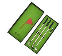 ZASCHMOY Stylos de, Ensemble de Stylos de, Mini-, Terrain de Conduite Vert avec Stylos de Club de, Balles, Drapeau, Cadeau, Mini Boîte de Jeux de Bureau, Décoration de Bureau