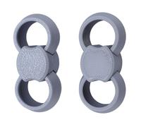 ZASCHMOY Support Organisateur de Câbles 2 Pièces, de Gestion de Cordon de Bureau Réglable pour Câble de Données Ethernet Audio D'écouteurs, avec Matériau ABS Robuste