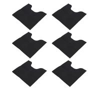 ZASCHMOY Tapis de Toilette à Entraînement de Pot Réglable Gris foncé Gris foncé - Tapis de Toilette de Restauration Polyvalent pour la Protection du Sol de la Salle de Bain (Bague intérieure réglable)