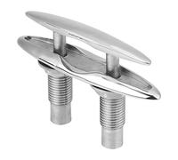 ZASCHMOY Taquet soigné pour Quai d'Amarrage de Bateau de 6 Pouces, Boulon de Câble Push-Pull à Double Pont en Acier Inoxydable 316 pour Un Amarrage sécurisé (6")