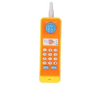 ZASCHMOY Téléphone Portable bébé Jouet Musical éducatif avec Conception Rétro et Caractéristiques éclair (Yellow)