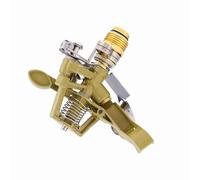 ZASCHMOY Tête d'arrosage Rotative à 360° en Alliage de Zinc - Convient pour Les Jardins et Les Pelouses, Raccord de Tuyau Universel de 1/2", Solution d'irrigation économe en Eau et Efficace. (1/4