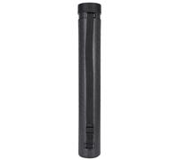 ZASCHMOY Tube de Peinture en Plastique Télescopique avec Texture Mate Tube à Dessin Circulaire Réglable pour Fournitures d'art Noir (Black)