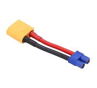 ZASCHMOY XT90 Male à EC3 Cable Femelle avec Coquille Sûre et Cordon de Silicone Doux, 12AWG, Longueur de 94 Mm pour Le Modèle de Voiture RC, Avion et Modèles de Bateaux