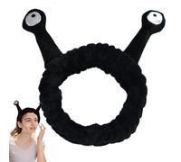 Zasdvn Bandeau de soin de la peau d'escargot,Bandeau de spa animal mignon 2 pièces avec forme d'escargot de dessin animé | Bandeaux élastiques drôles de station thermale accessoires de