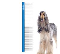 Zasdvn Brosse de toilettage pour animaux de compagnie | Peigne de toilettage pour chat et chien en acier inoxydable, accessoire de toilettage pour chiens et chats pour démêler et lisser les poils