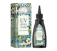 Zasdvn Colle en résine UV dure, transparente, en résine UV, pour la fabrication de bijoux, la décoration artisanale, 100 g