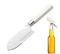 Zasdvn Coupe-Oignon Vert - Poignée Ergonomique Antidérapante et Ouvre-Bouteille - Coupe-Légumes À Dents Peigne | Pour Préparation Alimentaire Cuisine Cantine Commerciale Stand Restaurant Fait