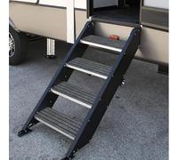 Zasdvn Couvre-Marches pour Camping-Car - Tapis Extérieur pour Escalier de Camping-Car 3 Pièces - Accessoires Antidérapants et Ajustables pour Mobilier Remorque de Voyage
