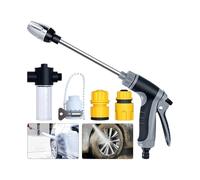 Zasdvn Embout de d'eau pour tuyau d'arrosage | Pulvérisateur robuste réglable haute pression étanche - Buse d'Arrosage pour Tuyau de Jardin - Usage polyvalent