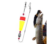 Zasdvn Flotteur de pêche lesté pour la pêche, accessoires dynamiques en mousse avec retour de capteur pour rivière, lac, rivière, bateau, eau douce, eau salée